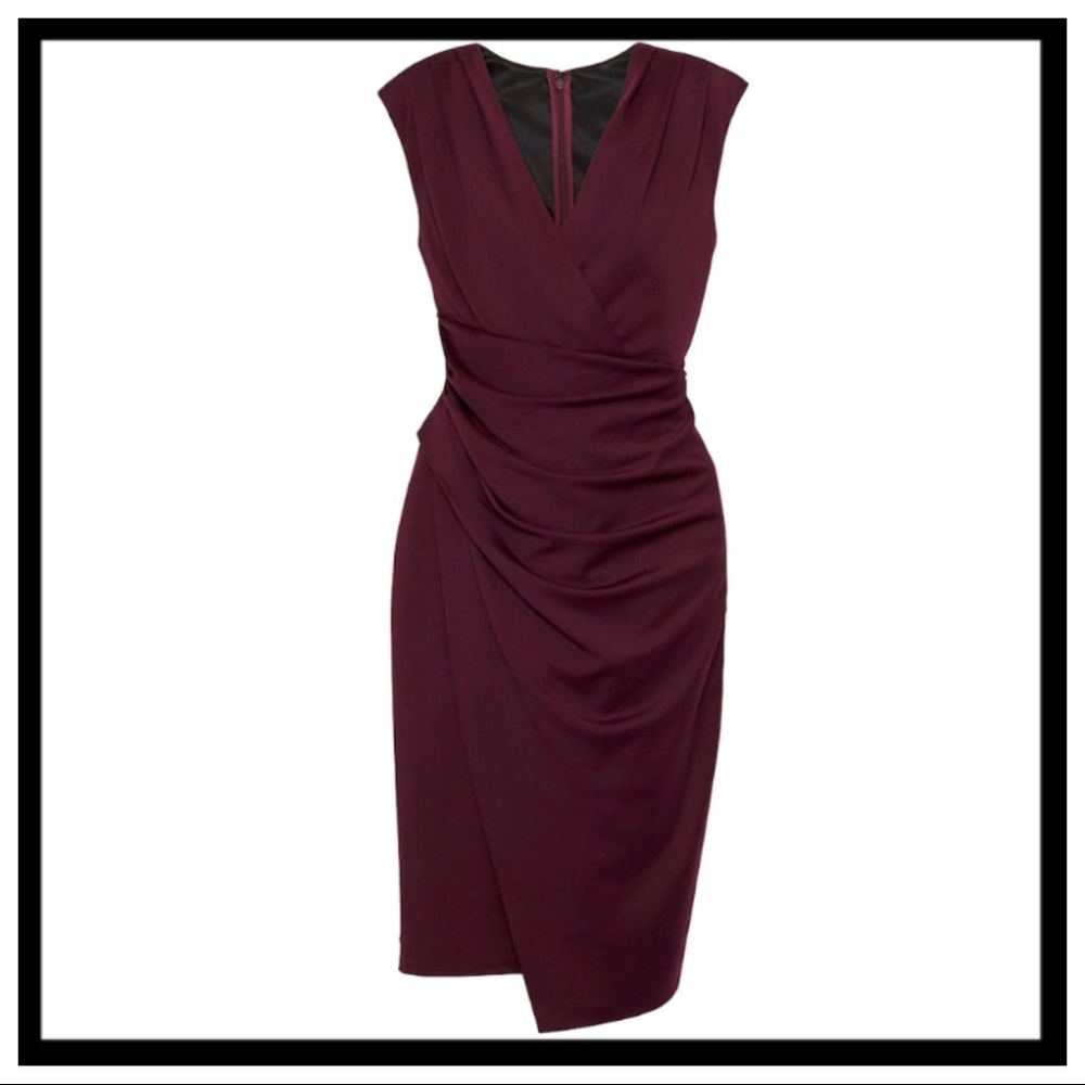 [whbm] Surplice Wrap Dress